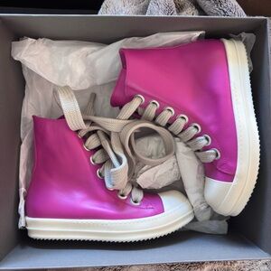 Rick Owen’s High-Top Sneakers